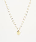 Collier Good Luck (Acier doré)