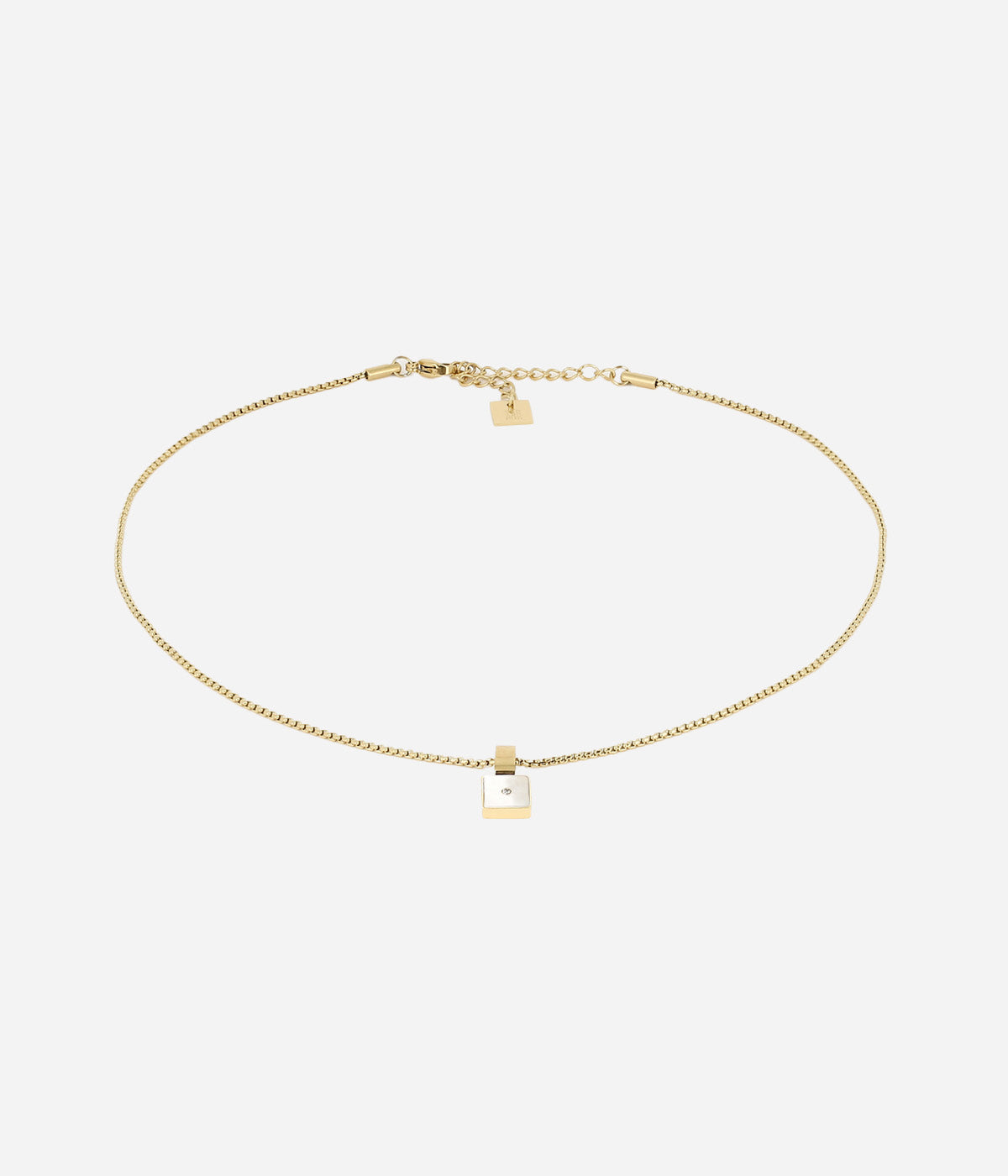 Collier Zoom (Acier doré)