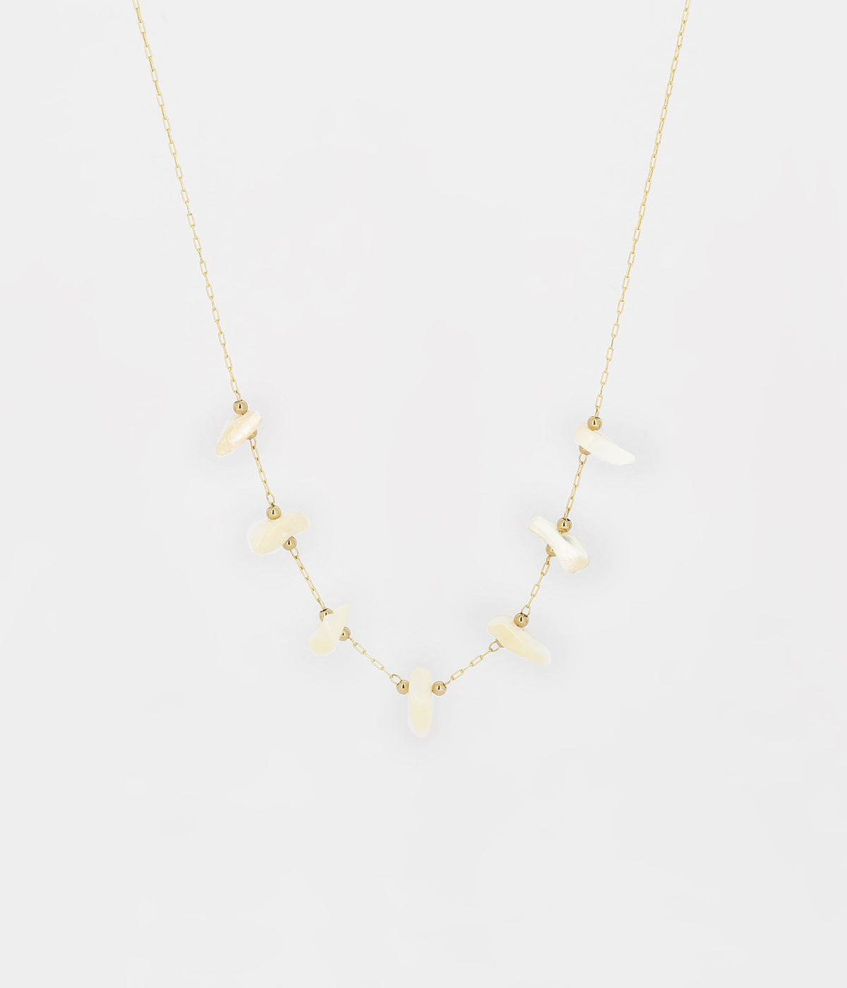 Collier Eugénie (Acier doré)