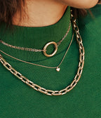 Collier Cintra (Acier doré)