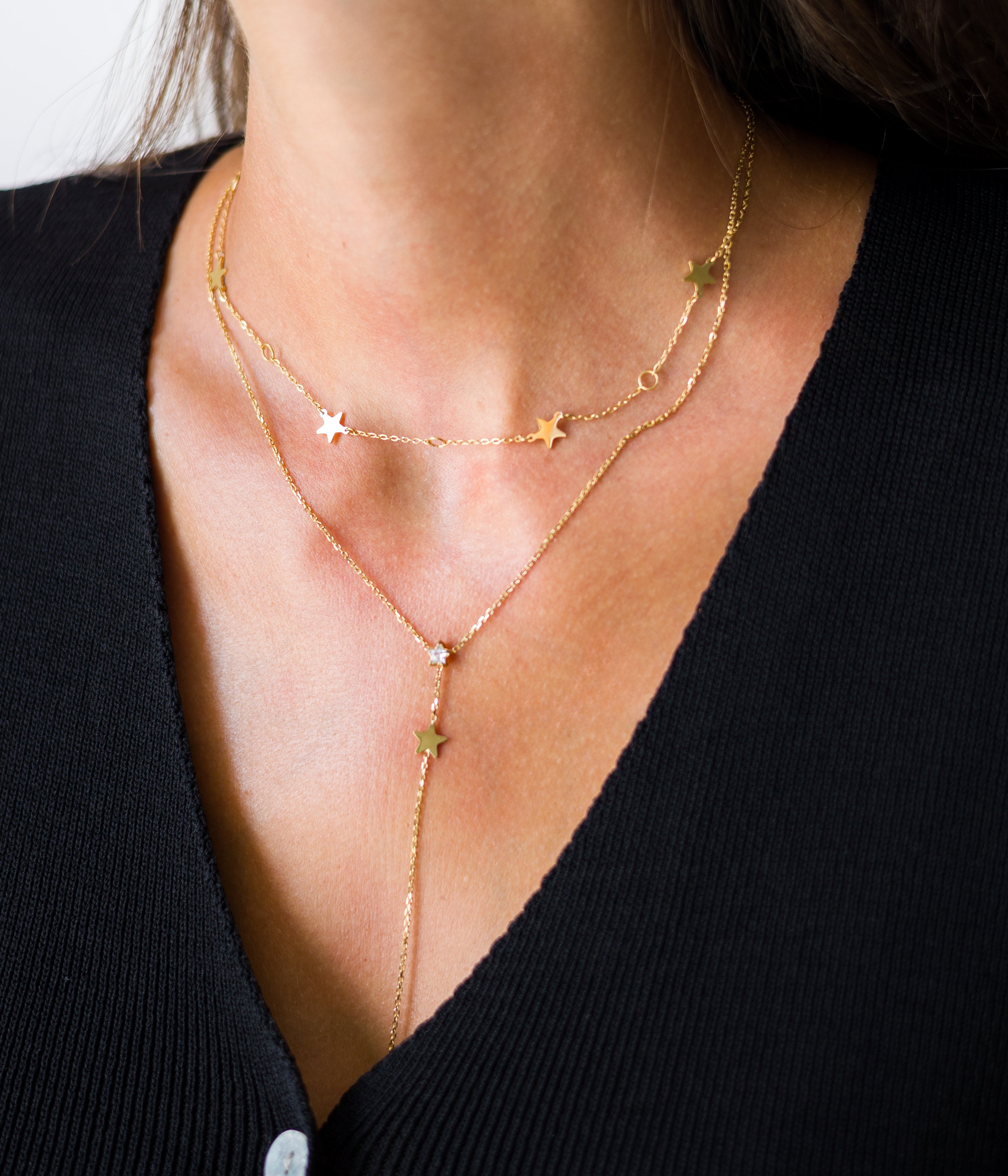 Collier Dreena (Acier doré)