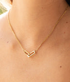 Collier Gamma (Acier doré)