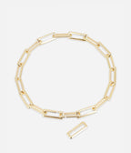 Collier Nymphe (Acier doré)