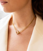 Collier Felik (Acier doré)