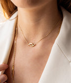 Collier Charis (Acier doré)