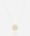 Collier Infini Acier doré