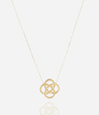 Collier Infini Acier doré