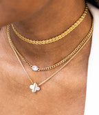 Collier Grazia (Acier doré)