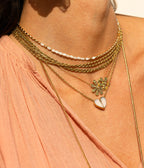 Collier Basilio (Acier doré)