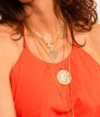 Collier Petalo (Acier doré)