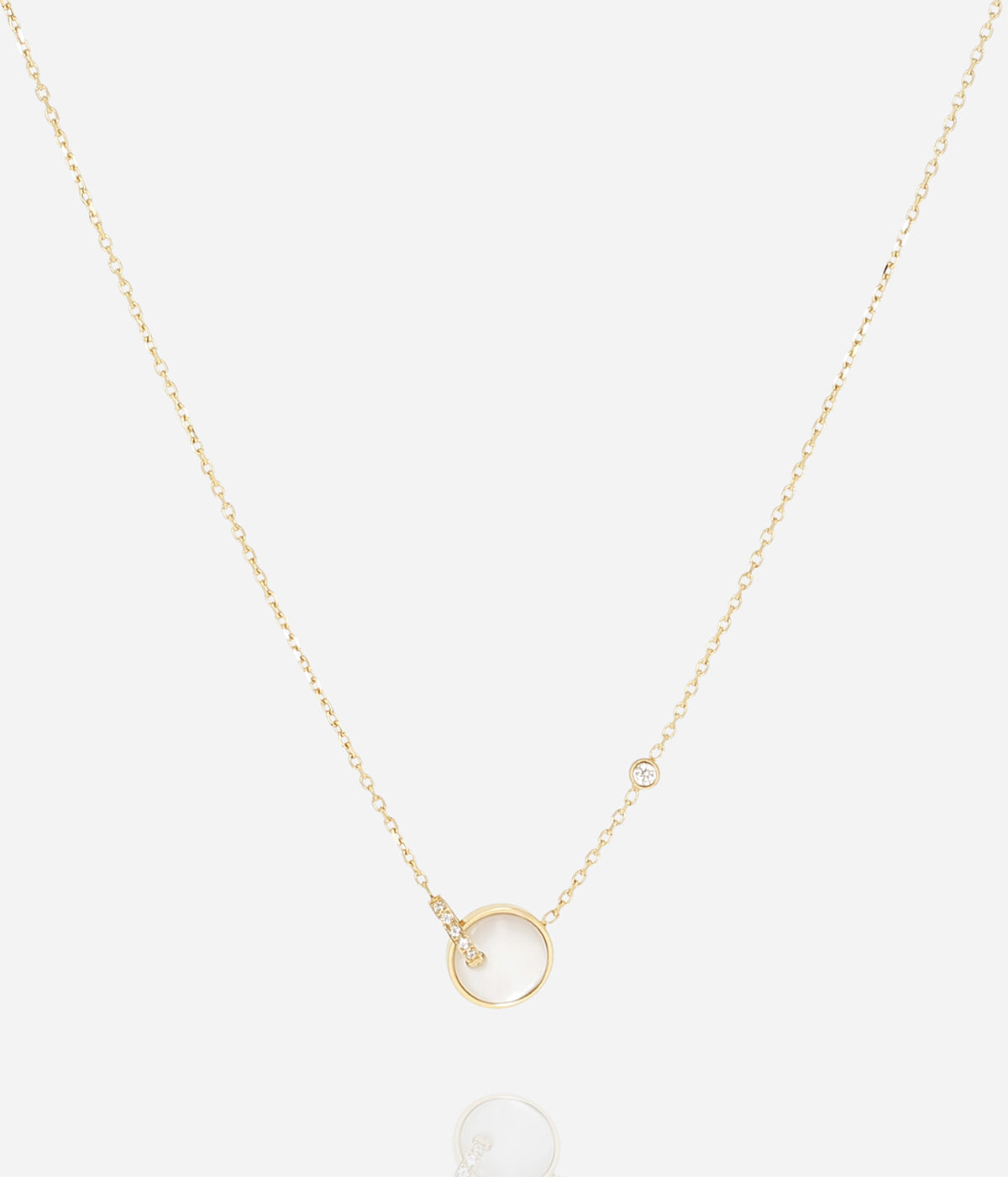 Collier Ysolde (Acier doré)