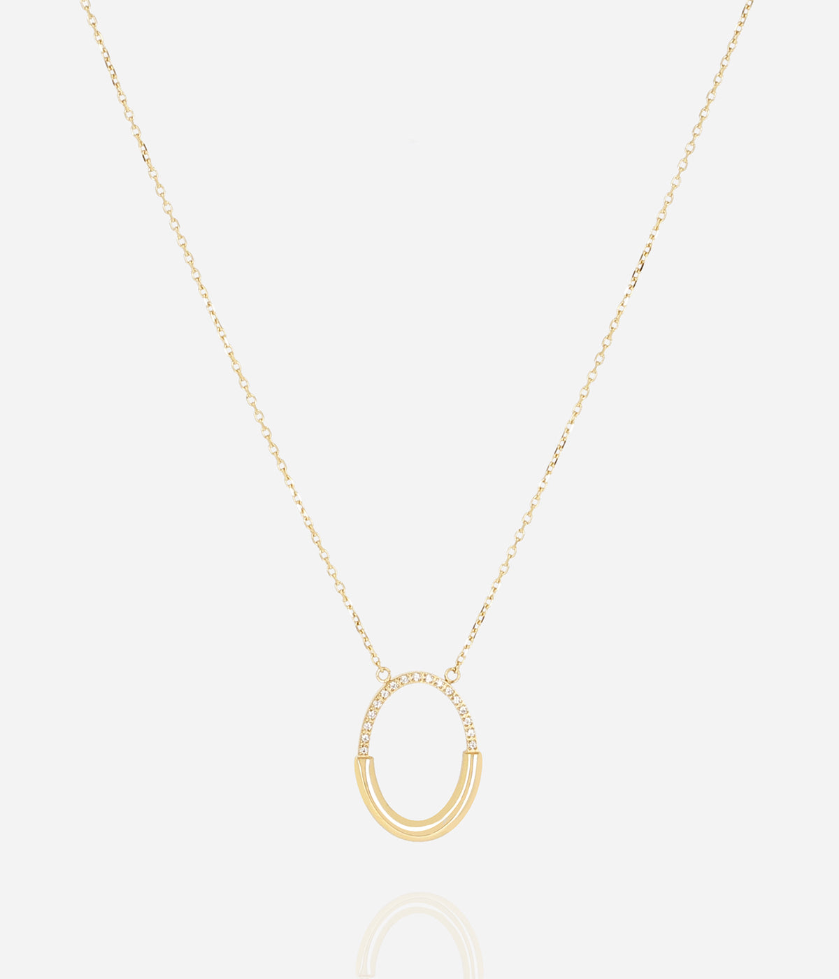 Collier Leandro (Acier doré)