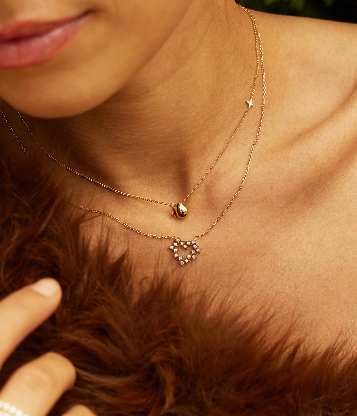 Collier Hocha (Acier doré)