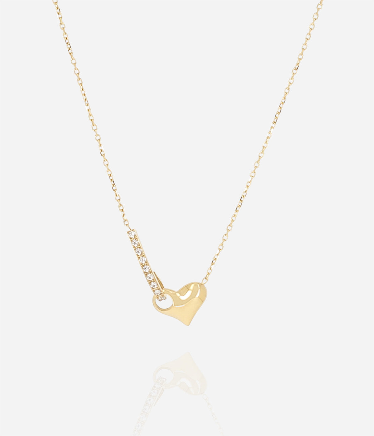 Collier Sélénia (Acier doré)