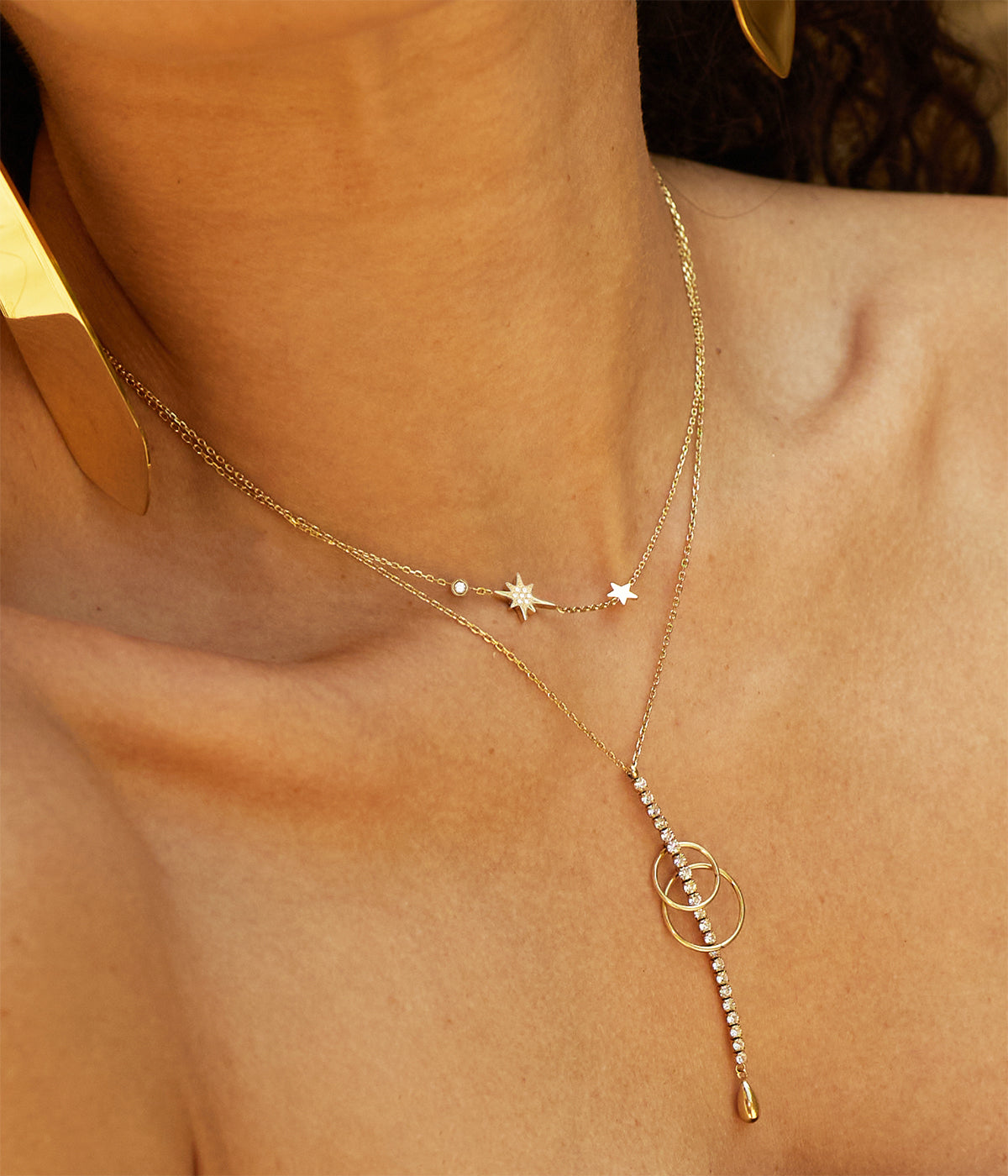 Collier Ananta (Acier doré)