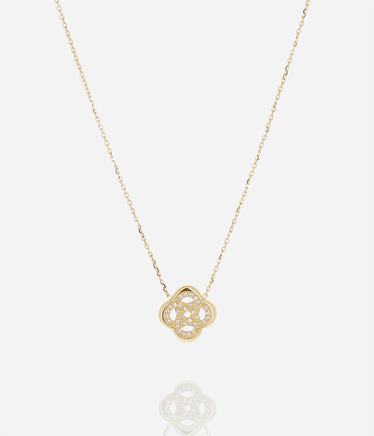 Collier Eternel (Acier doré)