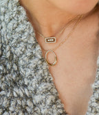 Collier Cléophée (Acier doré)