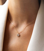 Collier Alvéria (Acier doré)