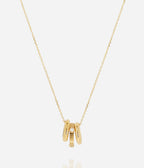 Collier Slalom (Acier doré)