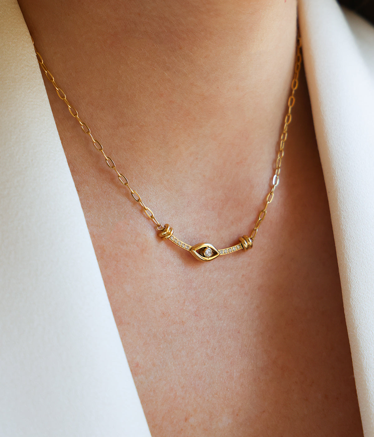 Collier Altiani (Acier doré)