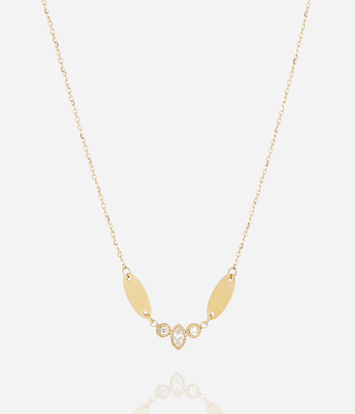 Collier Cervaro (Acier doré)