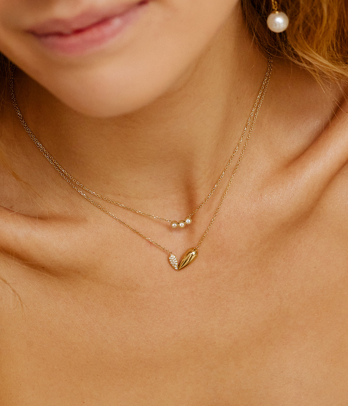 Collier Taormine (Acier doré)