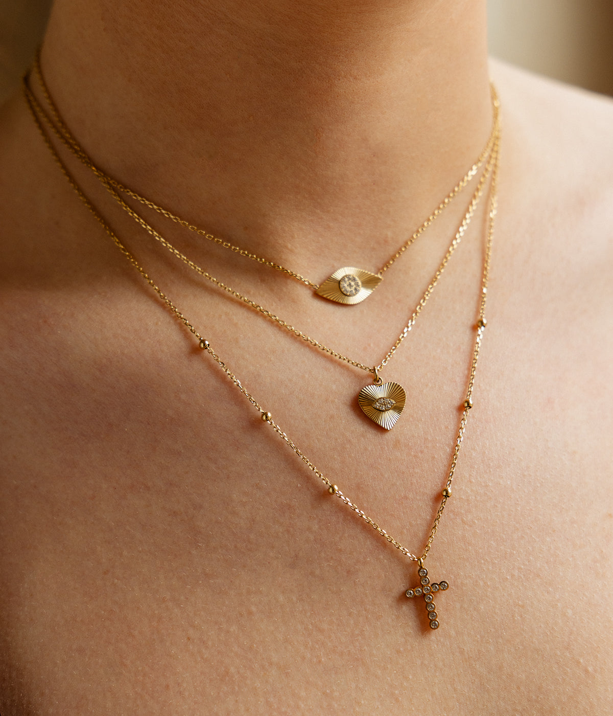 Collier Bronte (Acier doré)