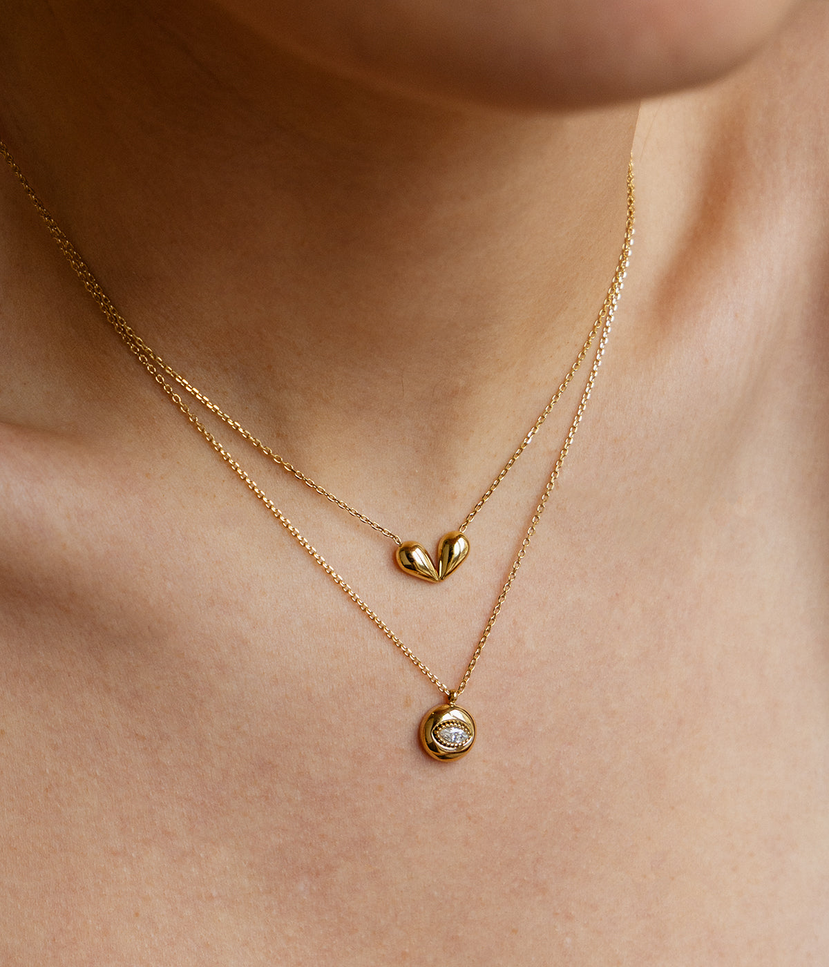 Collier Messine (Acier doré)