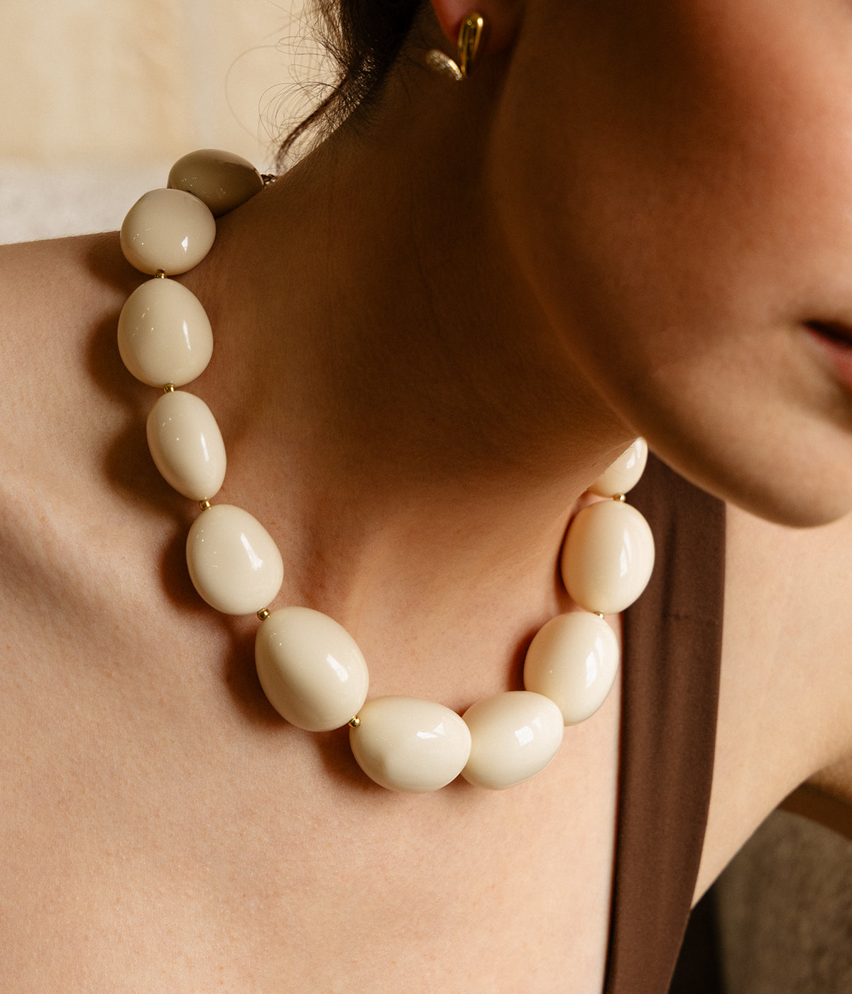 Collier Paterna (Acier doré)