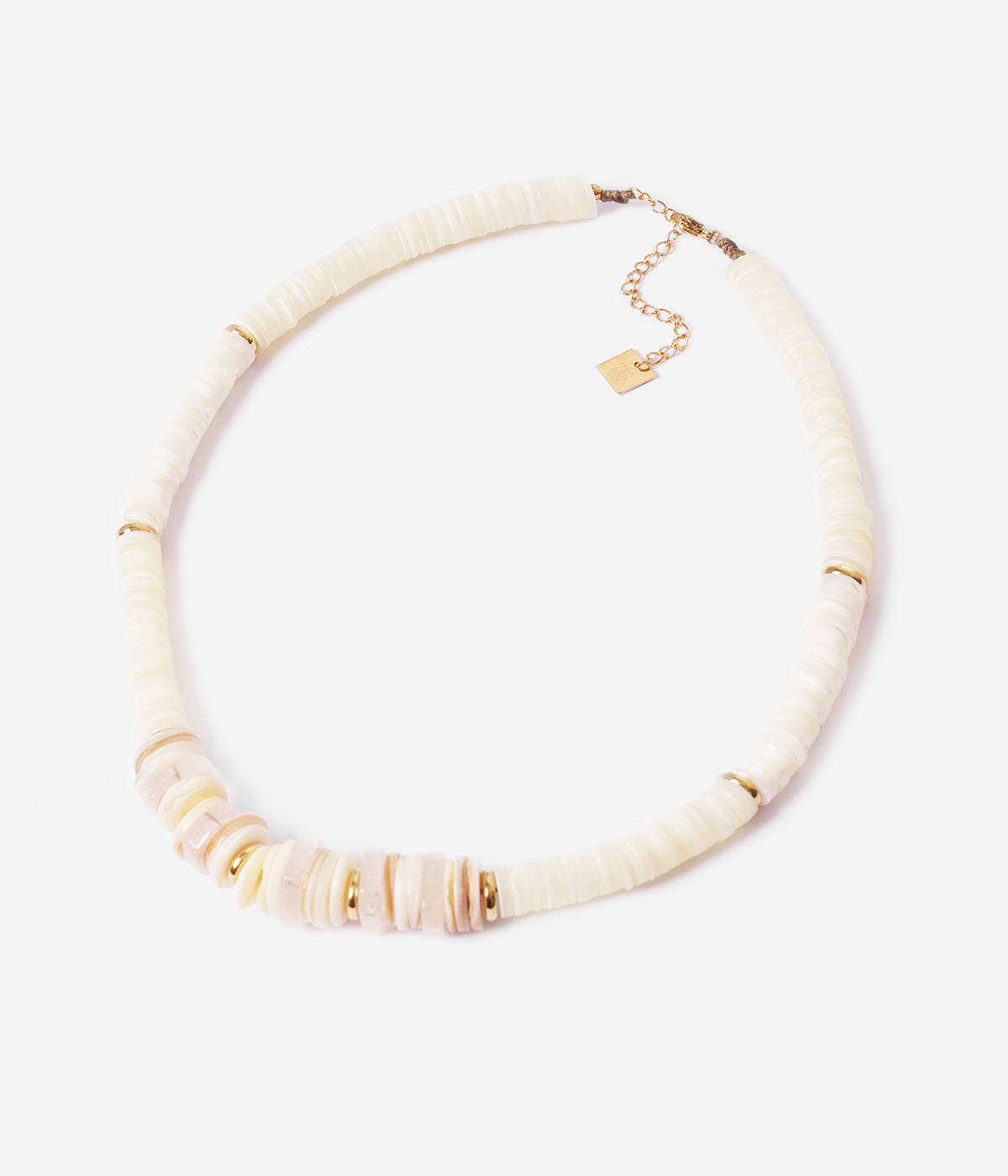 Collier Puka (Acier doré)