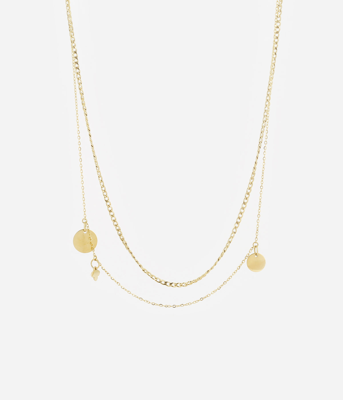 Collier Pastillas (Acier doré)