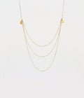Collier Cascada (Acier doré)