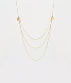 Collier Cascada (Acier doré)