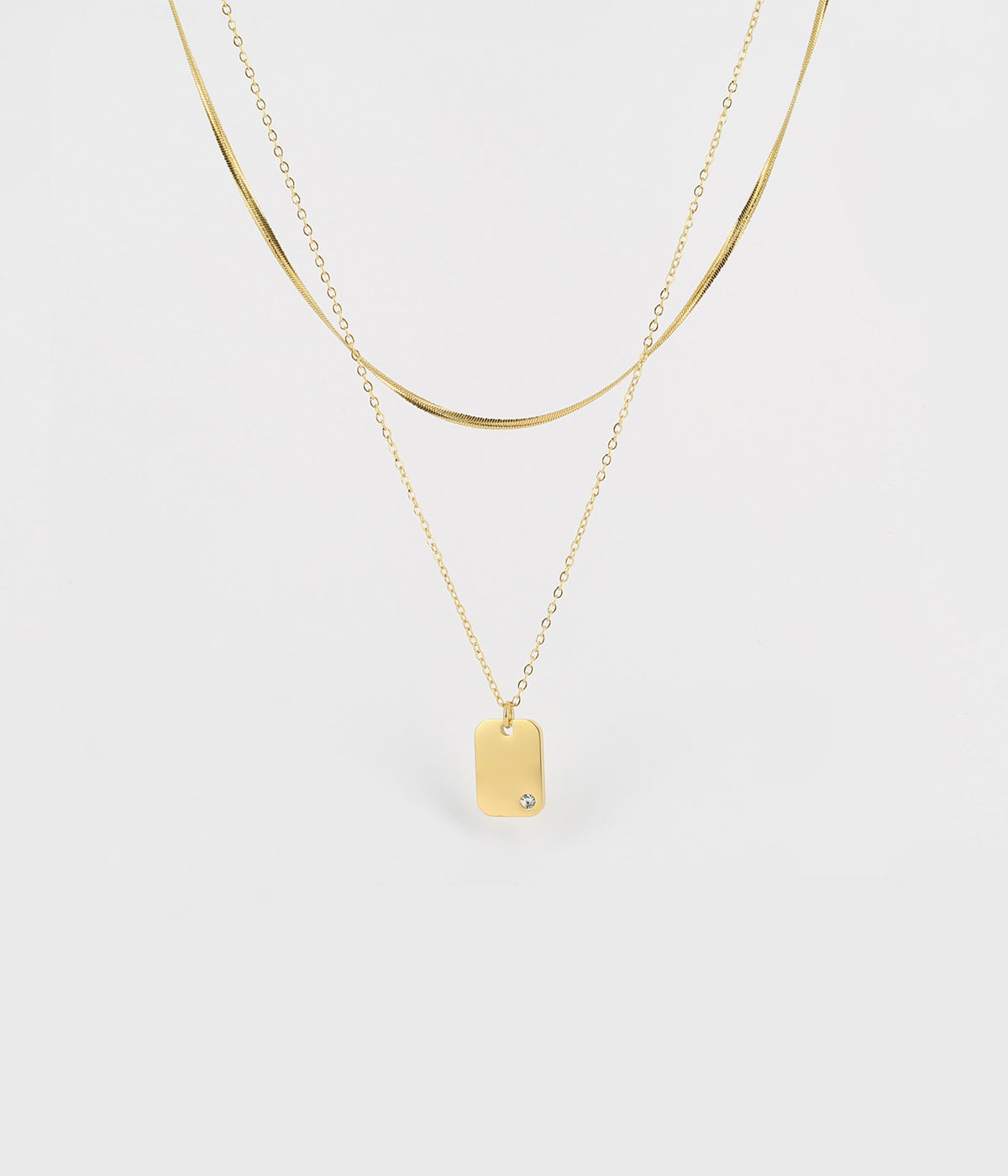 Collier Santana (Acier doré)