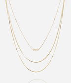 Collier Bankina (Acier doré)