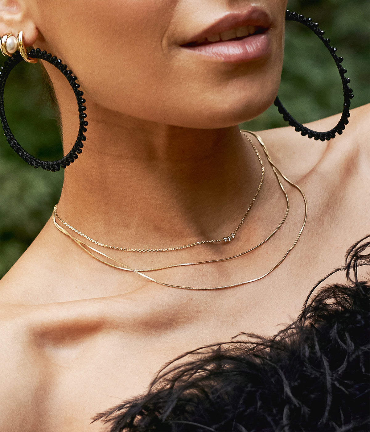 Collier Bankina (Acier doré)