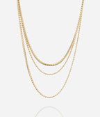 Collier Salerne (Acier doré)