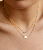 Collier Sestu (Acier doré)