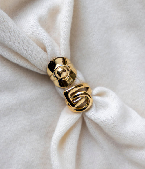 Bague Siro (Acier doré)