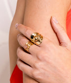 Bague Siro (Acier doré)