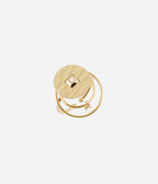 Bague Astrée (Acier doré)