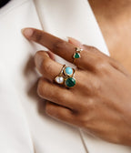 Bague Gobi (Acier doré)