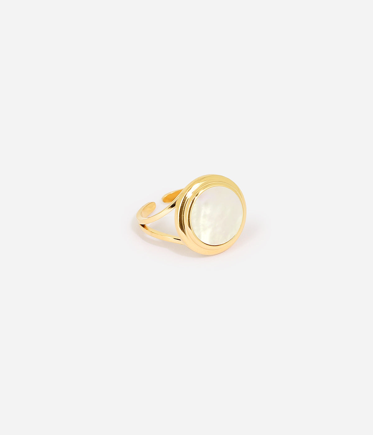 Bague Mathéa (Acier doré)
