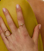 Bague Leonardo (Acier doré)