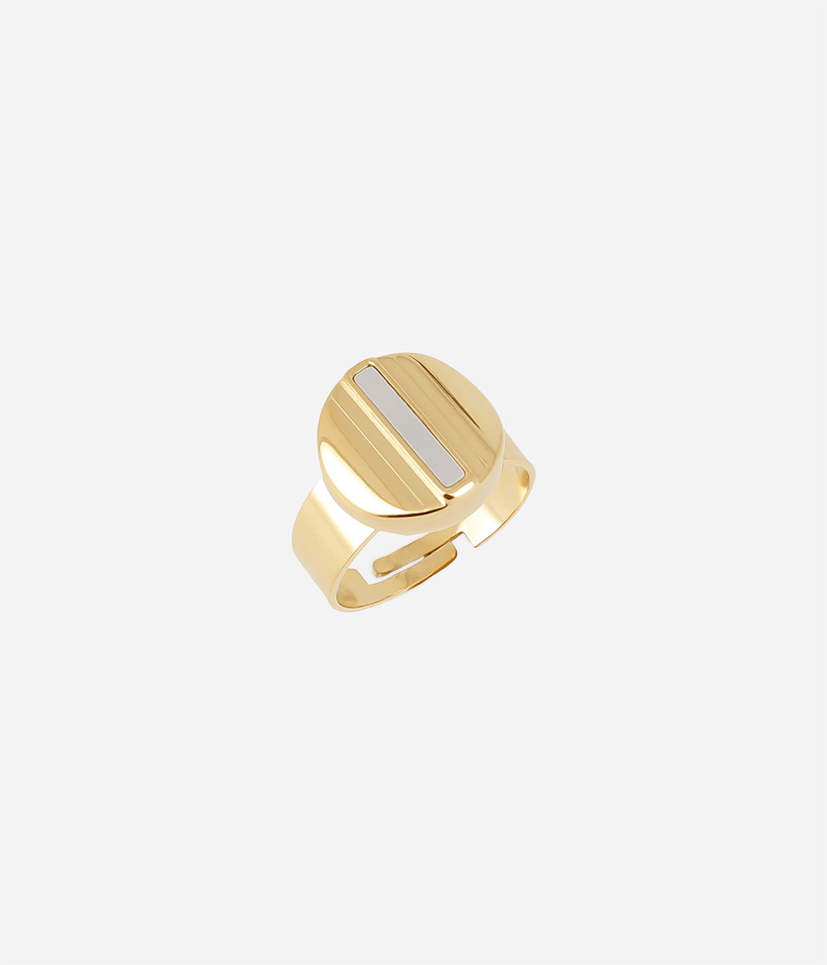 Bague Luras (Acier doré)