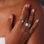 Bague Good Karma (Acier)