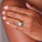 Bague Lilo (Acier doré)