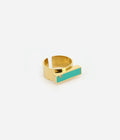 Bague Barrette (Acier doré)