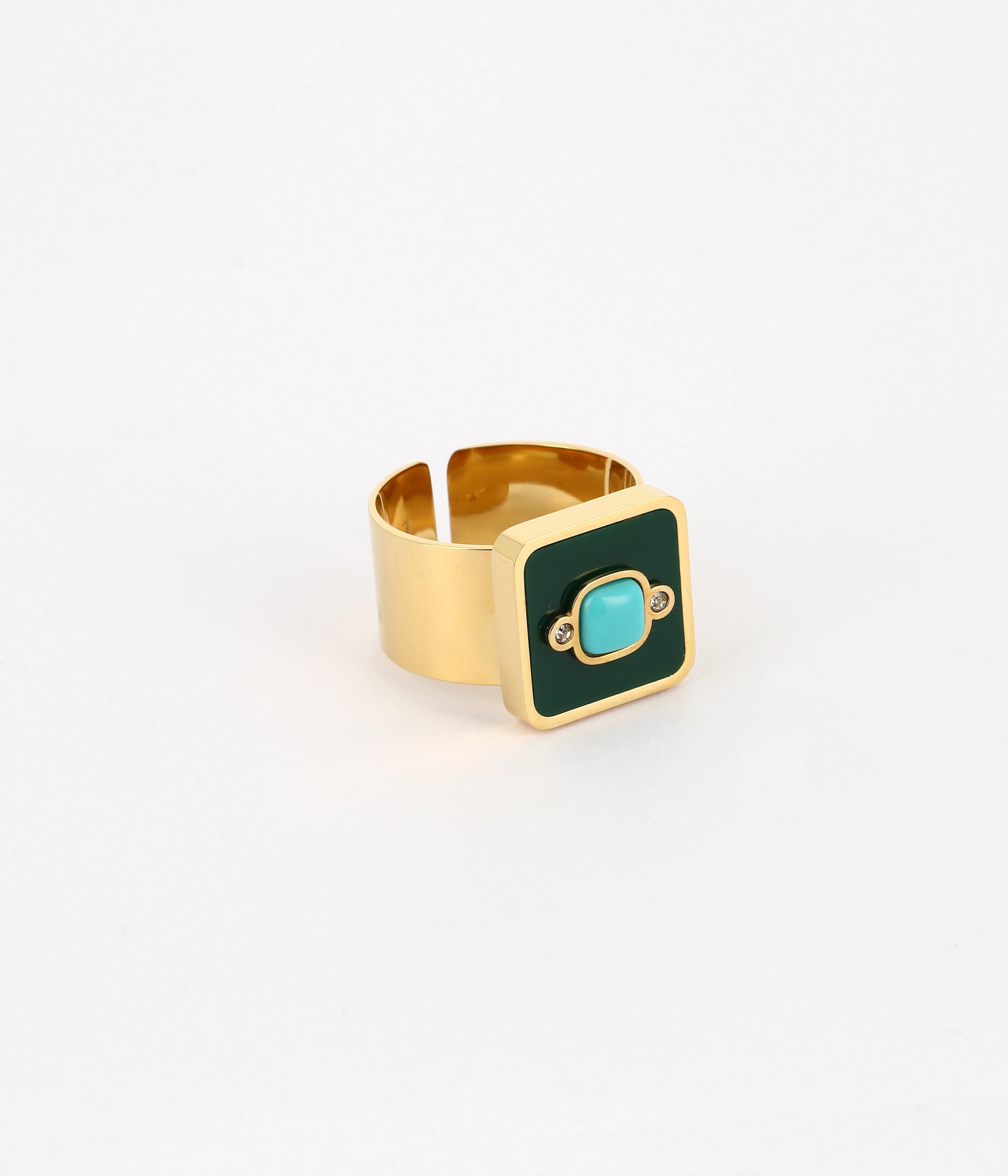 Bague Mula (Acier doré)