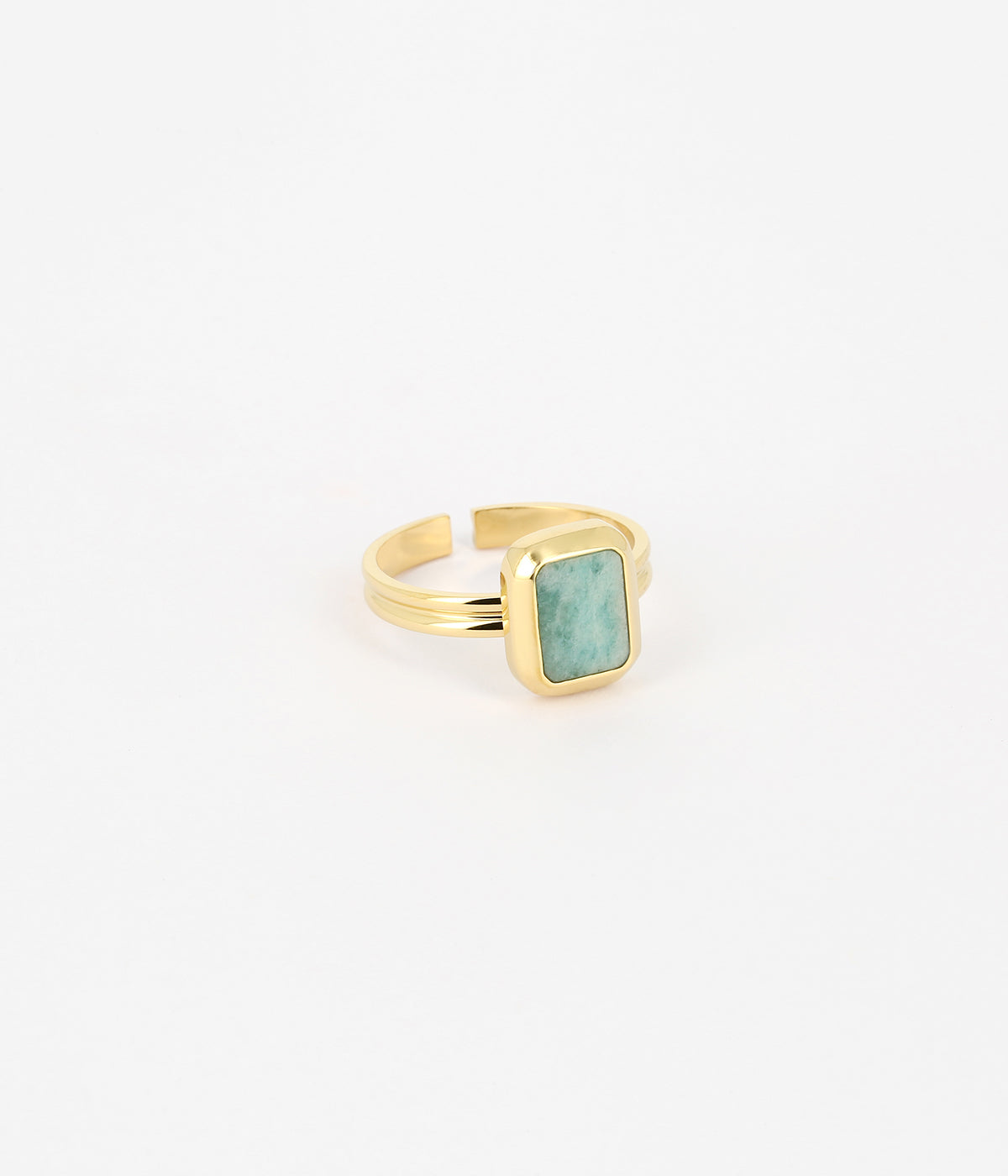 Bague Omonia (Acier doré)
